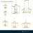 Poisson 4 - Light Dimmable Lantern Geometric Chandelier-12982686-12982681