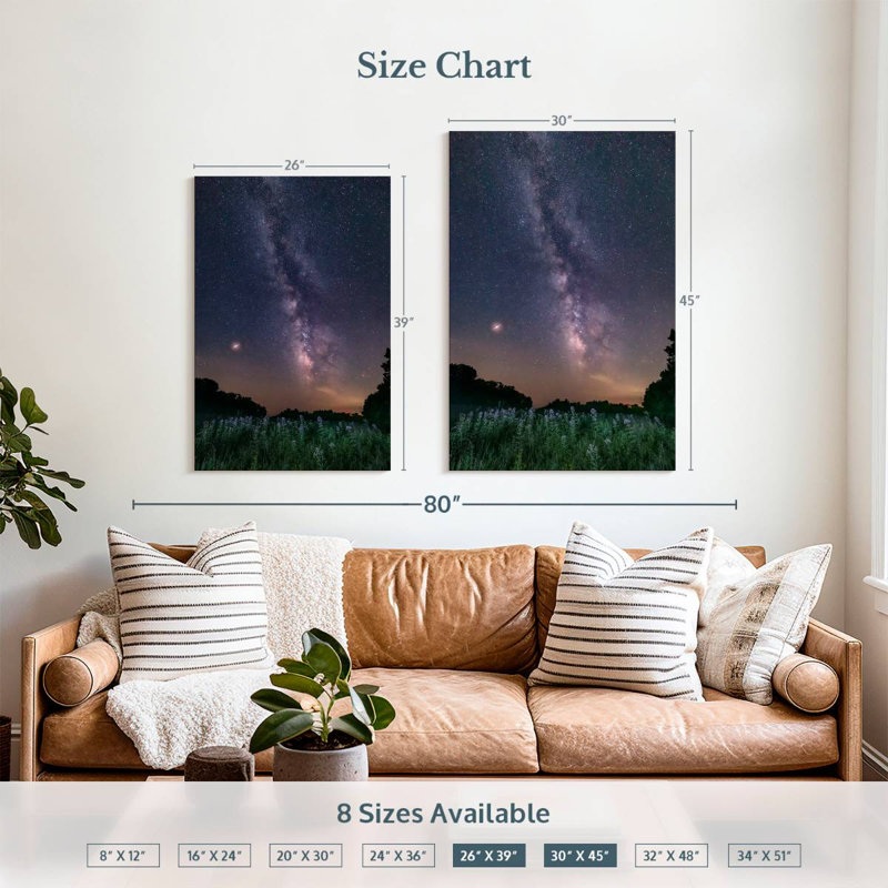 Oberle Brown County Park Milky Way, 39" H x 26" W