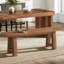 Banc en bois massif 55 "-493221441