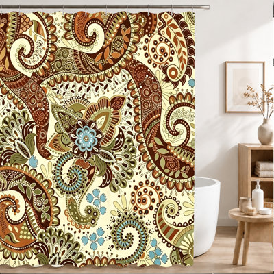 Rideaux de douche avec crochets inclus