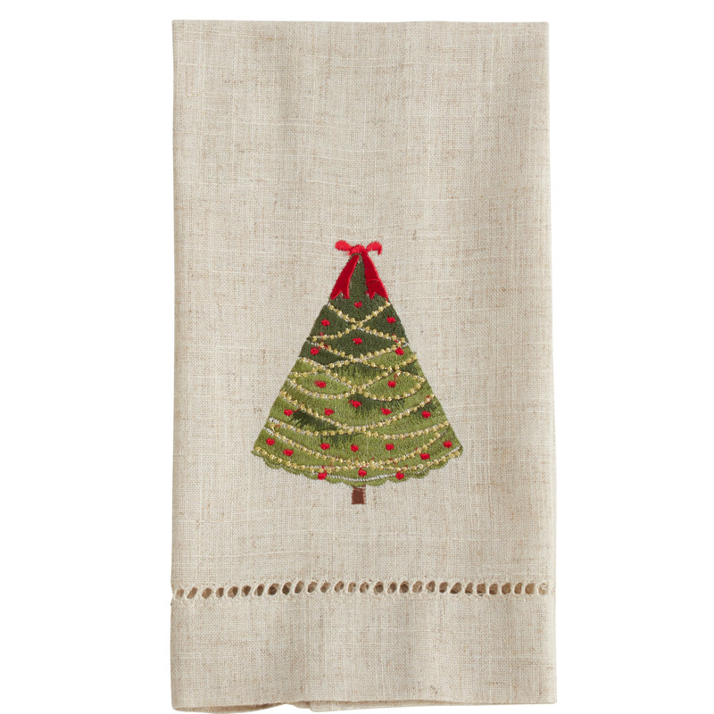 Embroidered Tea Towel Kitchen Towel