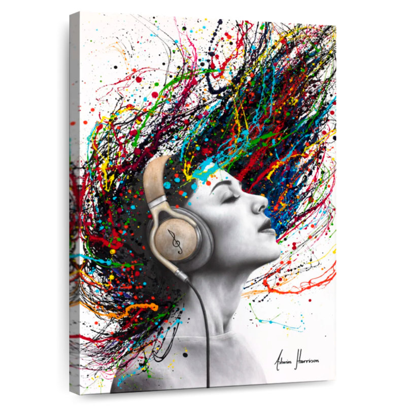 Abarca Playing Her Tune, 24" H x 16" W