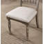 Chaises d'appoint transitionnelles avec pieds tournés gracieux