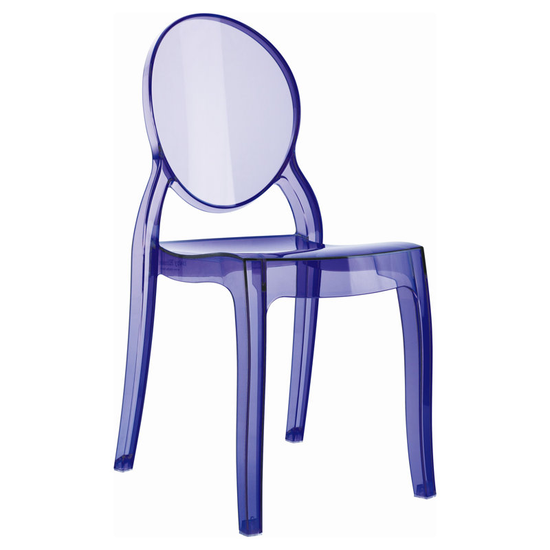 Jordon Kids 12.4'' Desk / Activity Chair, Transparent Violet