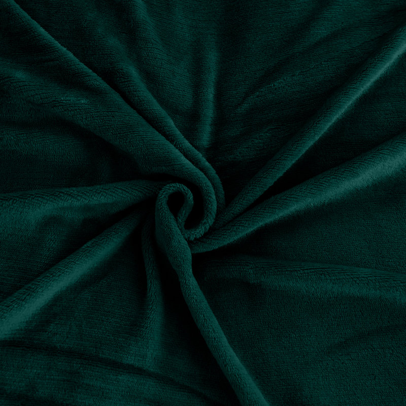 Adamczyk Soft Touch Mink Faux Fur Plush Sofa Throw/Blanket , 130cm x 150cm, Emerald