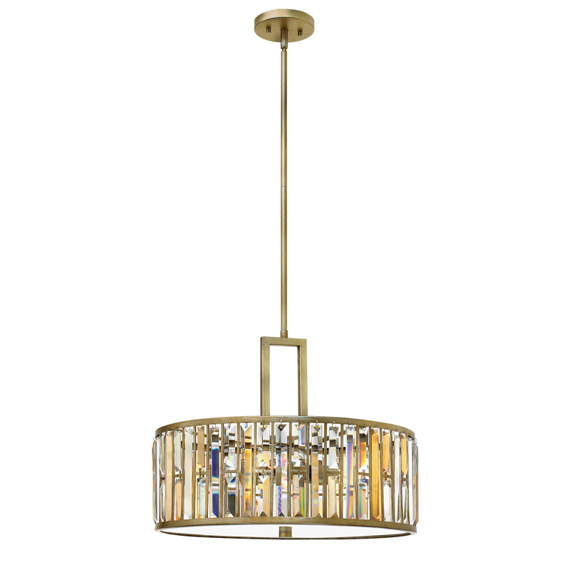 Gemma 3-Light Outdoor Pendant, Silver