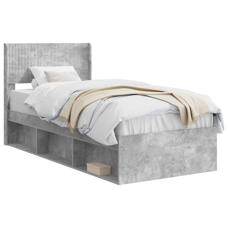 Bed Frame, 100 x 200 cm, White