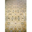 Tapis unique jaune / sauge / bleu 10 pi 2 po x 14 pi 1 po espagnol Cuenca