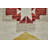 Auguste Geometric Handmade Tufted Wool Ivory/Crimson Area Rug-26642968
