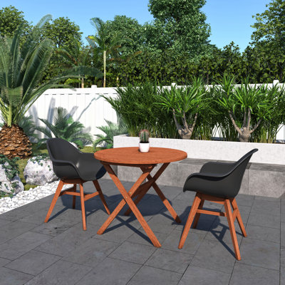 Anautica 2 - Person Patio Dining Set with Round Table