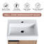 Ensemble de meuble-lavabo simple 18,44 po avec plateau en céramique Kasyn-31440940