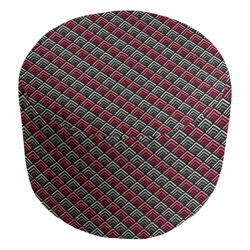 Repose-pieds Avicia, Vin rouge / gris