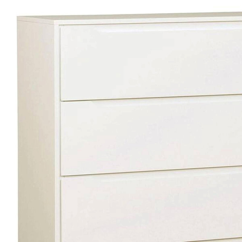 Commode 4 tiroirs Aliyha, Blanc