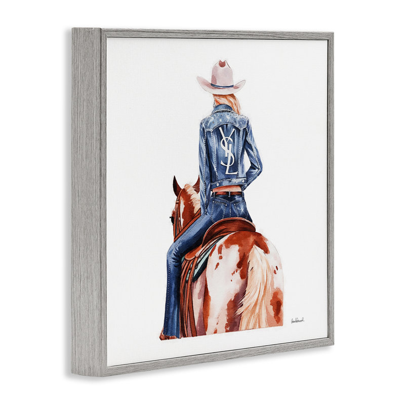  Art de giclée encadrée par Amanda Greenwood, H 12 po x l 12 po, Estampe numérique Farmhouse
