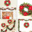 Couronne de Noël artificielle en pin pour porte d'entrée, guirlande verte classique de 16 pouces avec baies rouges et pommes de pin pour cheminée et mur-1617607299