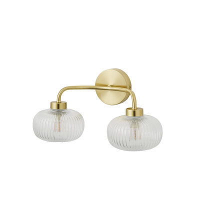 Rawdha Glass Armed Sconce