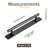 Striped Non-Slip Bar Pull Handle With Backplate(Gban)-119977111-121601568