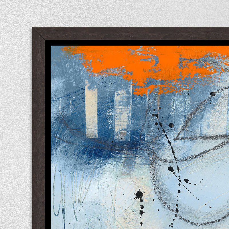 Quiet Reflection III Painting by Ann Golumbuk,  Matt Black Framed