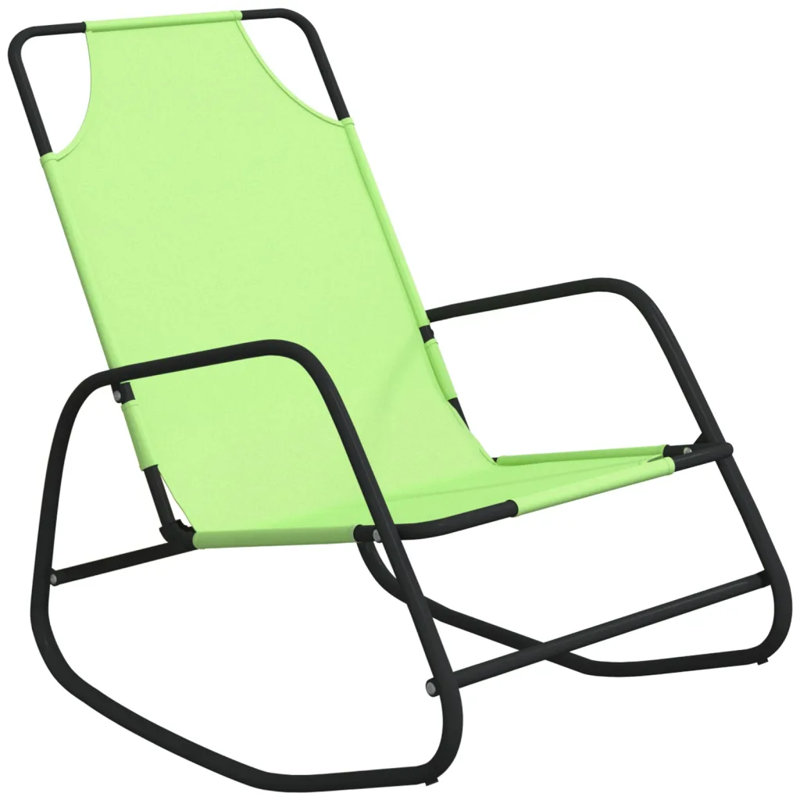 Alekzandr Metal Outdoor Chair, Green