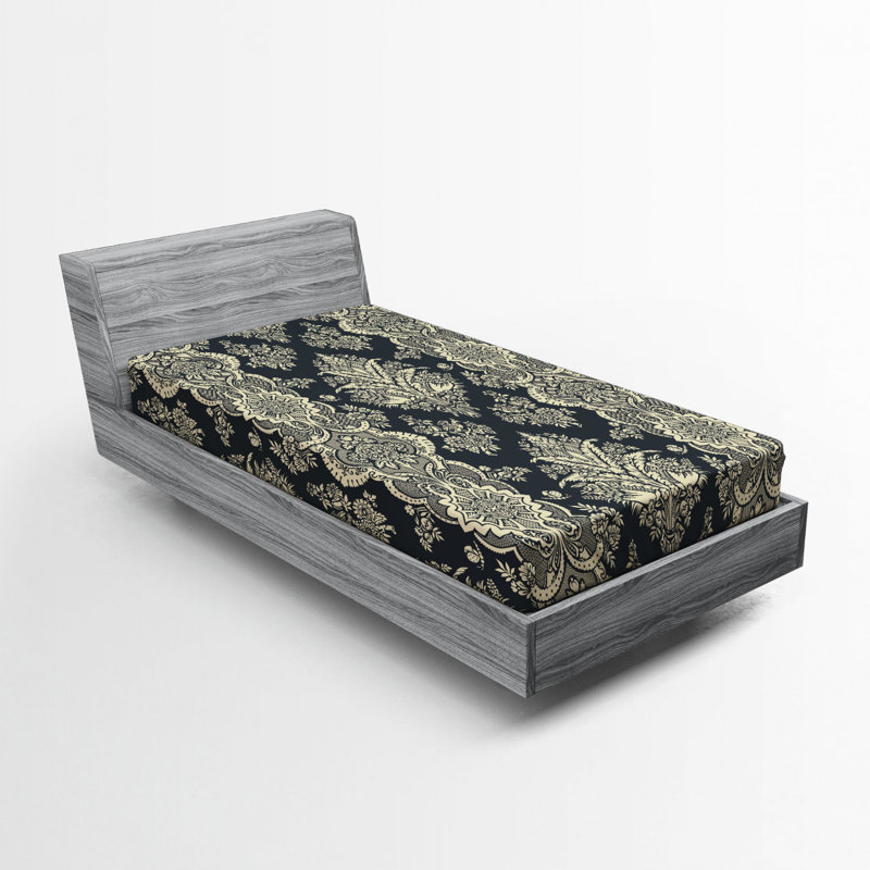 Drap-housse damassé, Drap-housse de taille simple