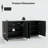 Black Wide Sideboard with 4 Door