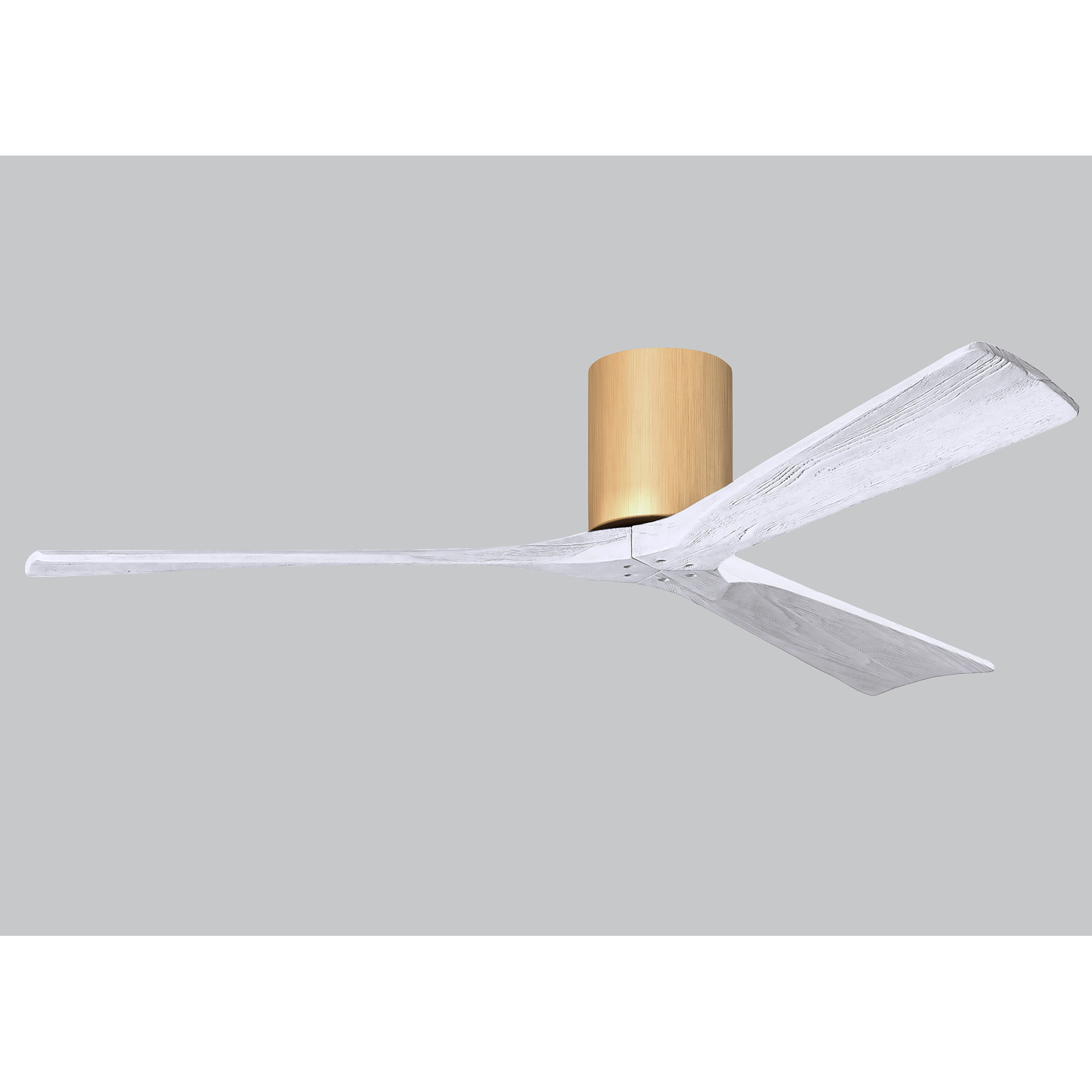 Olivier 3 Blade Ceiling Fan, 60", Light Maple, Matte White