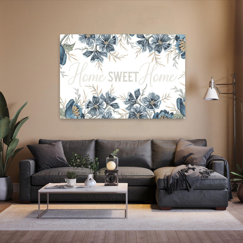 Home Sweet Home, architecture contemporaine, art floral, H 60 po x l 40 po