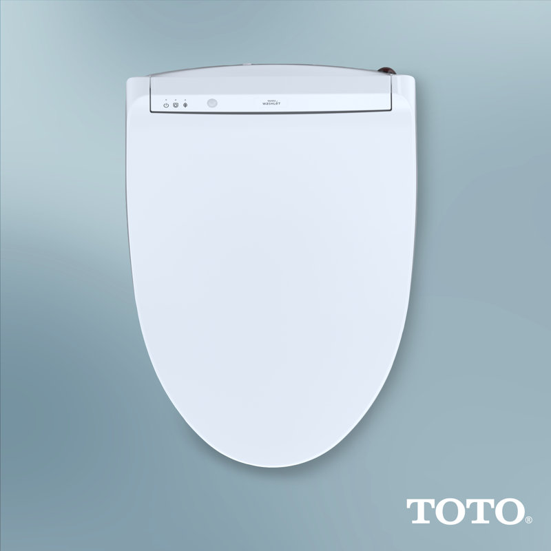 Washlet® Toilet Elongated Seat Bidet, Cotton
