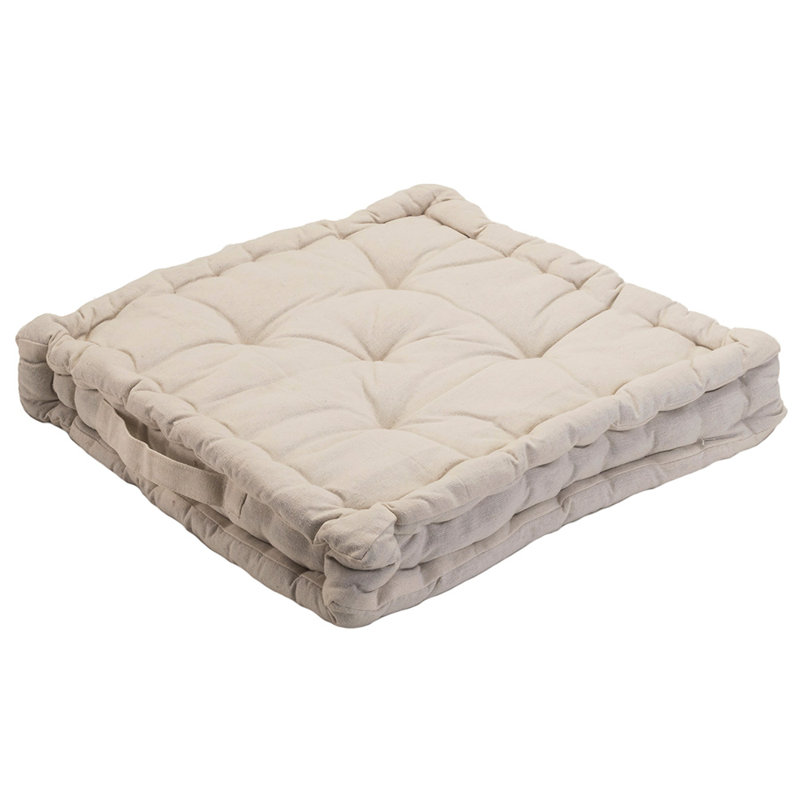 10cm Chunkey Booster Seat Cushion 45x45cm, Cream