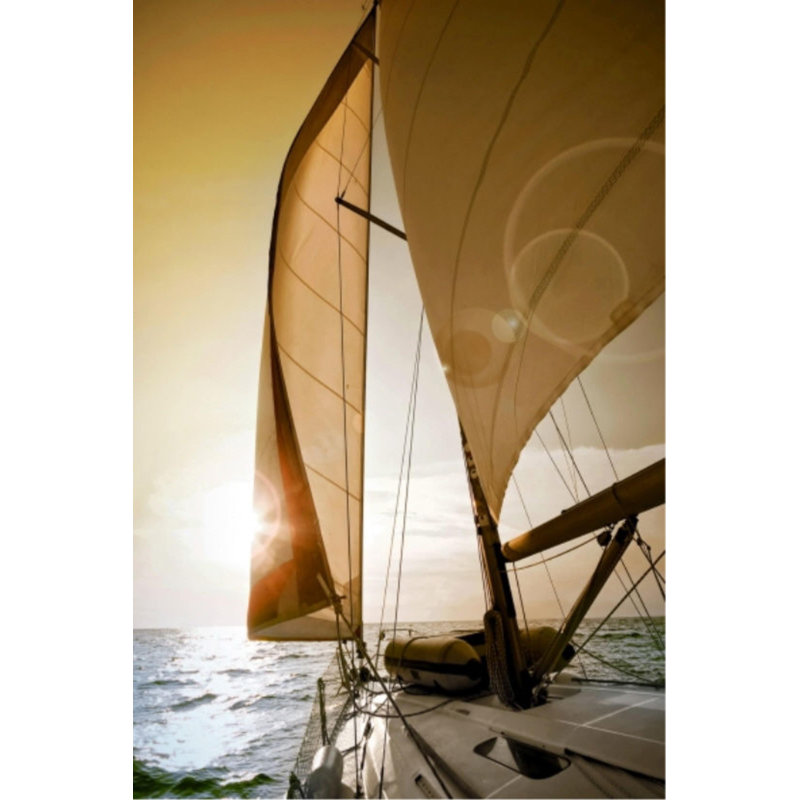 Sunset Sail III Print by Sofia Fox, Outdoor, 45" H x 30" W x 1.5" D