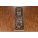 One-of-a-Kind 2'7" X 7'9" New Age Runner Wool Area Rug in