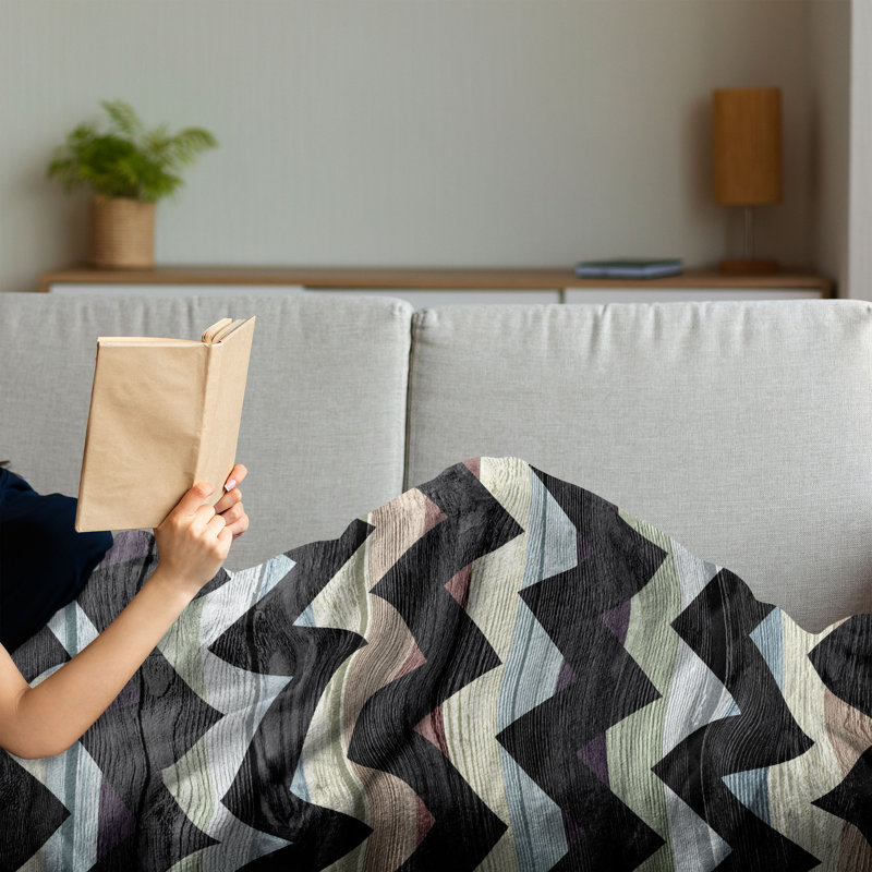 Hand Woven Throw Blanket, 60" x 80"