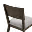 Ensemble de table guéridon 5 pièces Trenea Opt avec chaises rembourrées à 4 panneaux