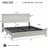 Judd Metal Platform Bed with Wooden Headboard, USB Charging & Storage-115285052