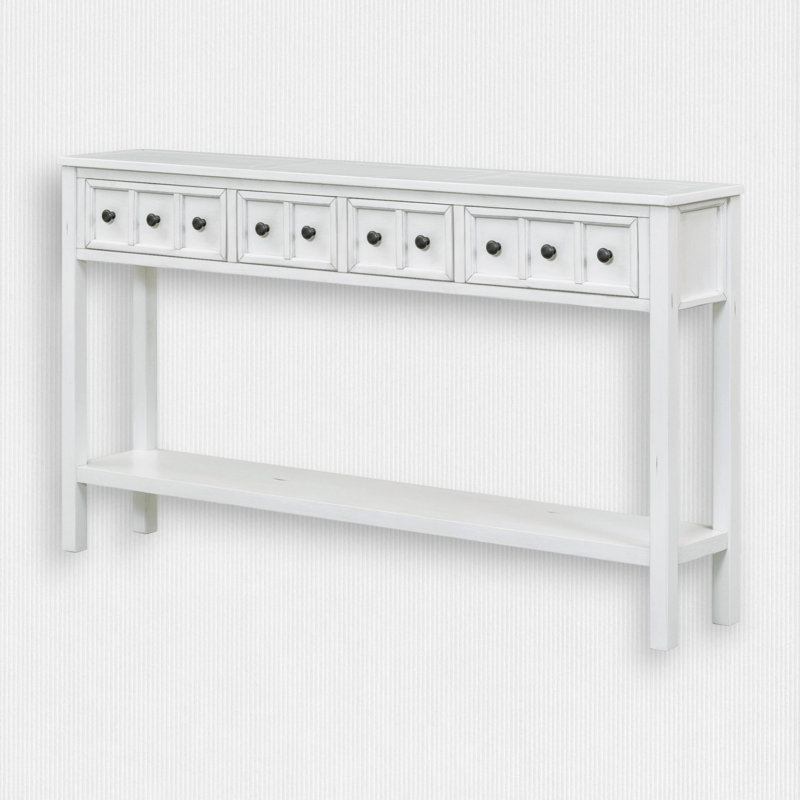 Masiah 60'' Console Table, Antique White