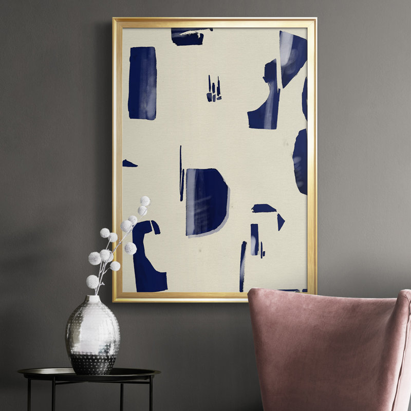 «Fragment Abstraction II», toile encadrée de qualité supérieure - prête à être accrochée, H 30,5 po x l 22,5 po x P 1 po