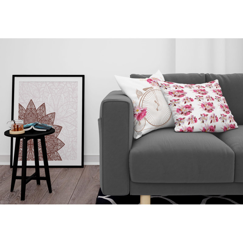 Patterned Pillow Cover, 16" x 16"