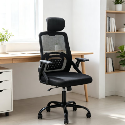 Brayden Studio Mesh Office Chair with Headrest
