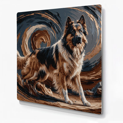 Dogs Anatolian Shepherd Brown Metal Wall Art