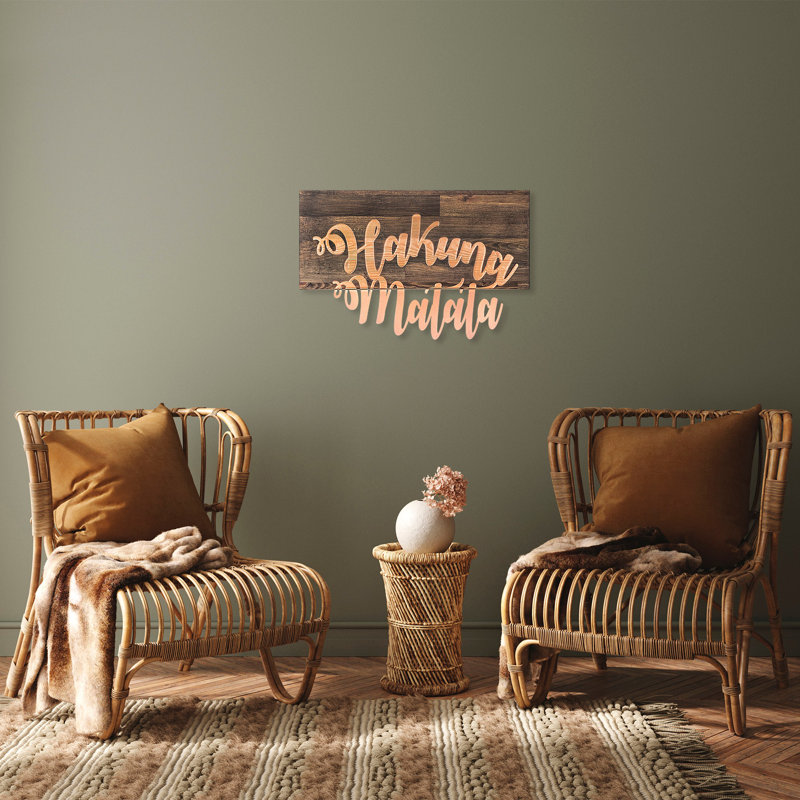Decorative Wall Décor, Noyer / cuivre