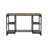 Rhem Industrial Solid Wood Desk With Shelves