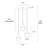 Chantae 3 - Light Brass LED Pendant