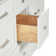 Ariel Monroe 67 Inch Double Rectangular Sink Bathroom Vanity With Pure White Quartz Countertop In White