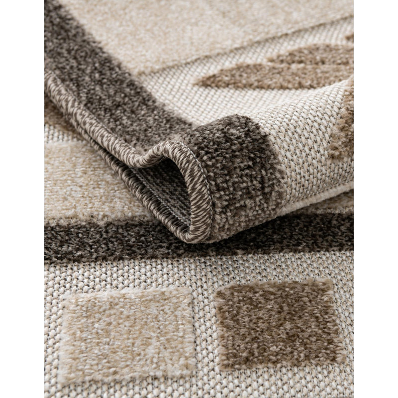 Tapis intérieur / extérieur El Reno, Tapis de couloir 2 pi x 8 pi