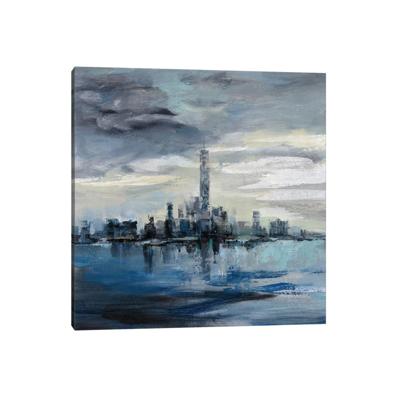 Manhattan Winter by Silvia Vassileva - Wrapped Canvas Print, 66.04 cm H x 66.04 cm W x 1.91 cm D
