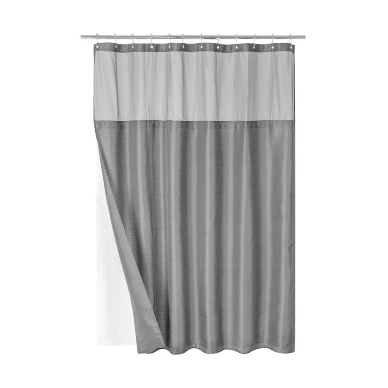 Rideau de douche Hulett, Gris