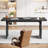 63" Large Executive Desk, Modern Computer Table Writing Desk for 1-2 Person