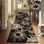 Tapis antidérapant à motif floral-128966074