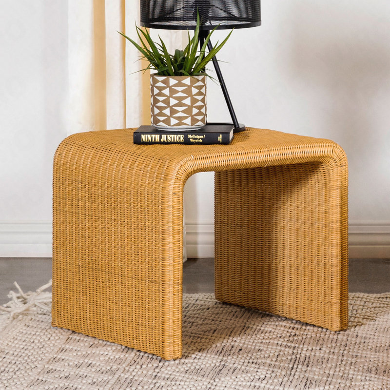Natural Square End Table