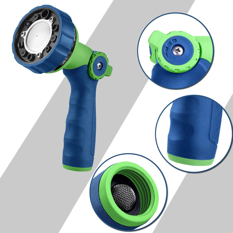 Tuyau d'arrosage pour jardin, Bleu / Vert